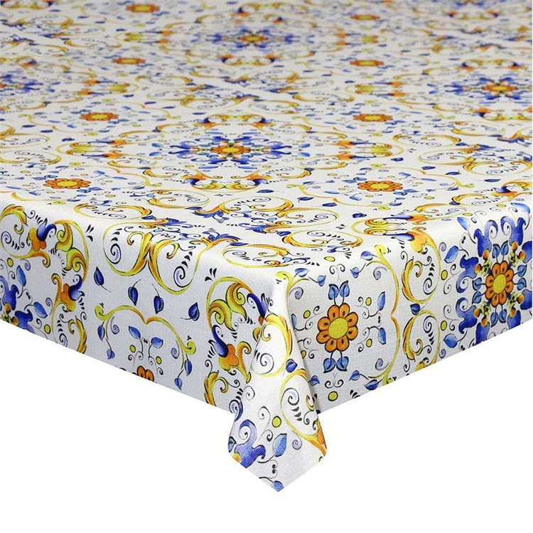 Tovaglia Antimacchia Rettangolare in Tessuto Multicolor 150 cm x 350 cm