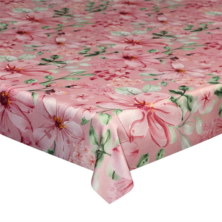 Tovaglia Antimacchia Pink Florence Cm 140 x 180