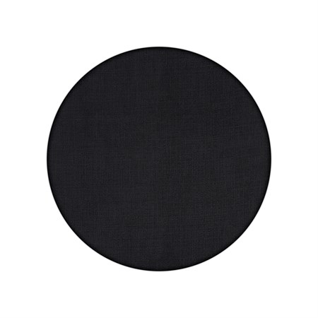 tovaglietta tonda double face fabric nero