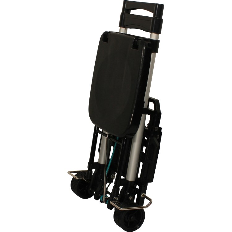 Carrello Portavaligie Con Sgabello