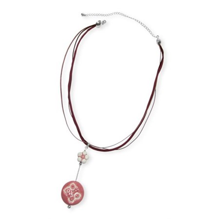 pendente farfalla rosa thun