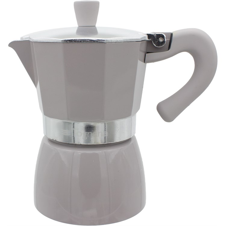 Coffee Star Moka 3 Tazze Grigio