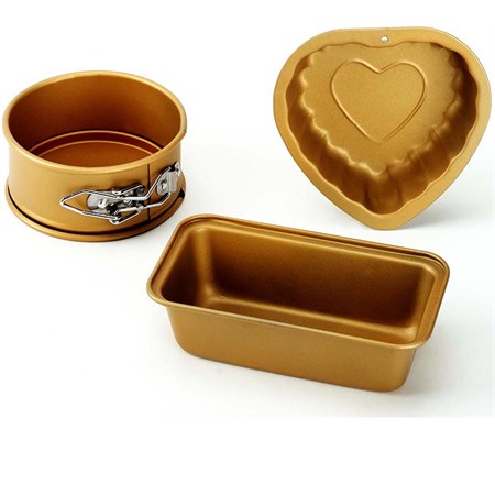 set 3 mini stampi antiaderente