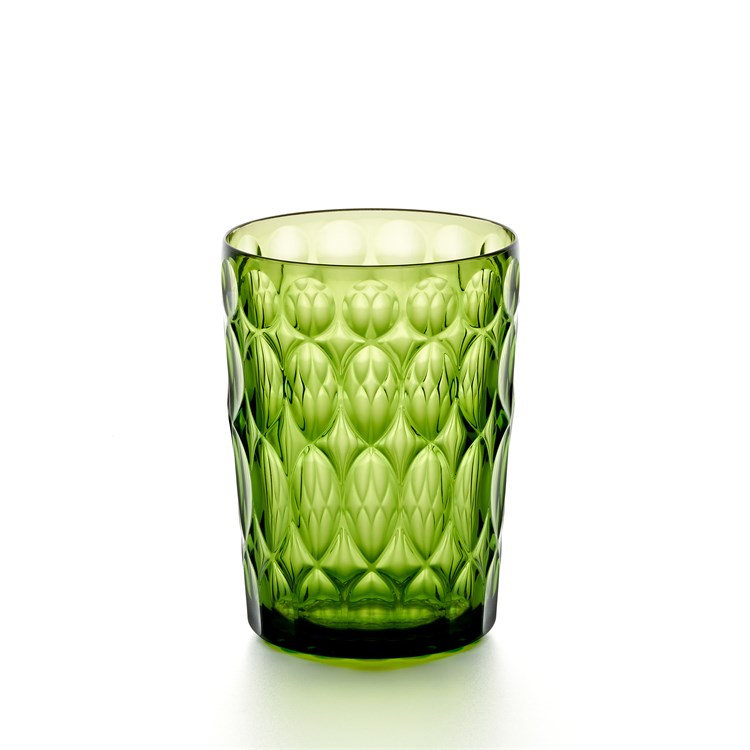 Bicchiere Alto Vanity Decoro n°1 Verde Ninfea