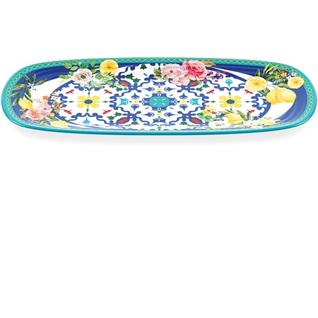 vassoio rettangolare piccolo flower e lemon