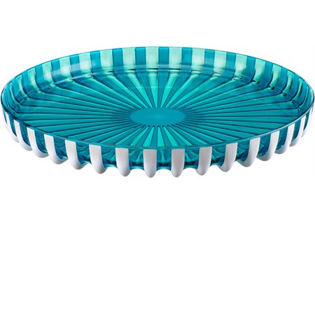 vassoio rotondo pin up verde acqua