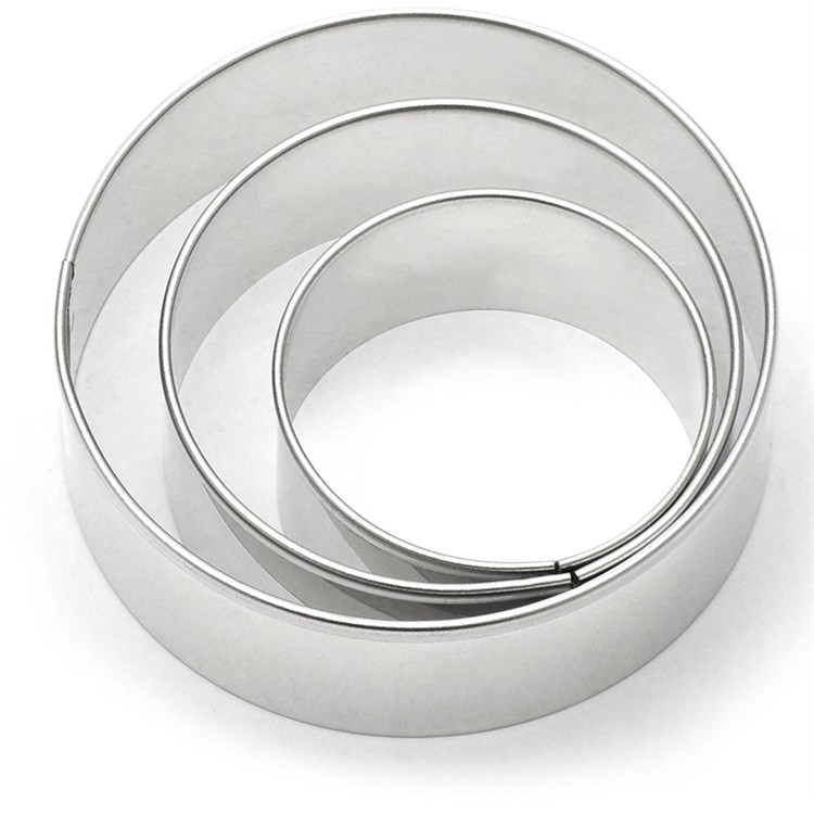 Set 3 tagliabiscotti tondi