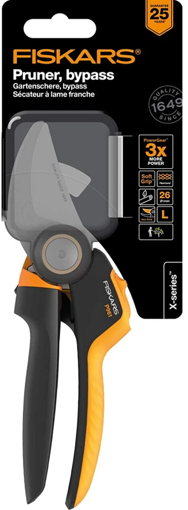 Forbici Da Potatura Professionale STOCKER Art. 343 - Bypass, Manico Ergonomico, Leggere, Fatte In Italia!